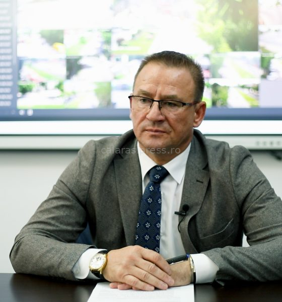 Foto CălărașiPRESS.ro/ Marius Dulce, edilul municipiului Călărași