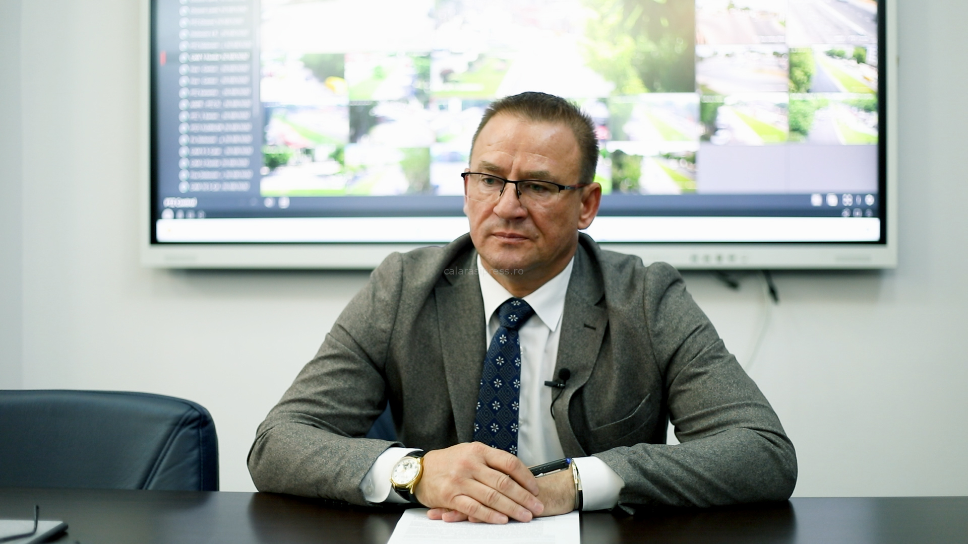Foto CălărașiPRESS.ro/ Marius Dulce, edilul municipiului Călărași