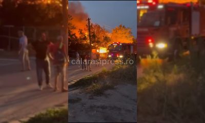 Incendiu în satul Tonea, Modelu | ISU Călărași