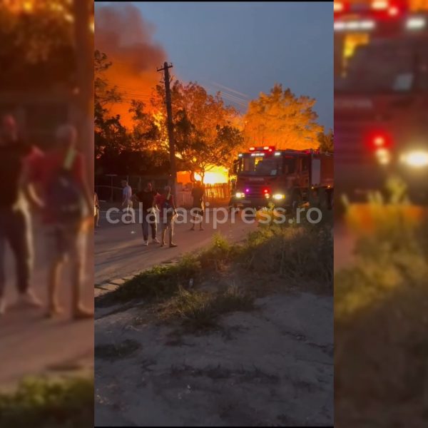 Incendiu în satul Tonea, Modelu | ISU Călărași