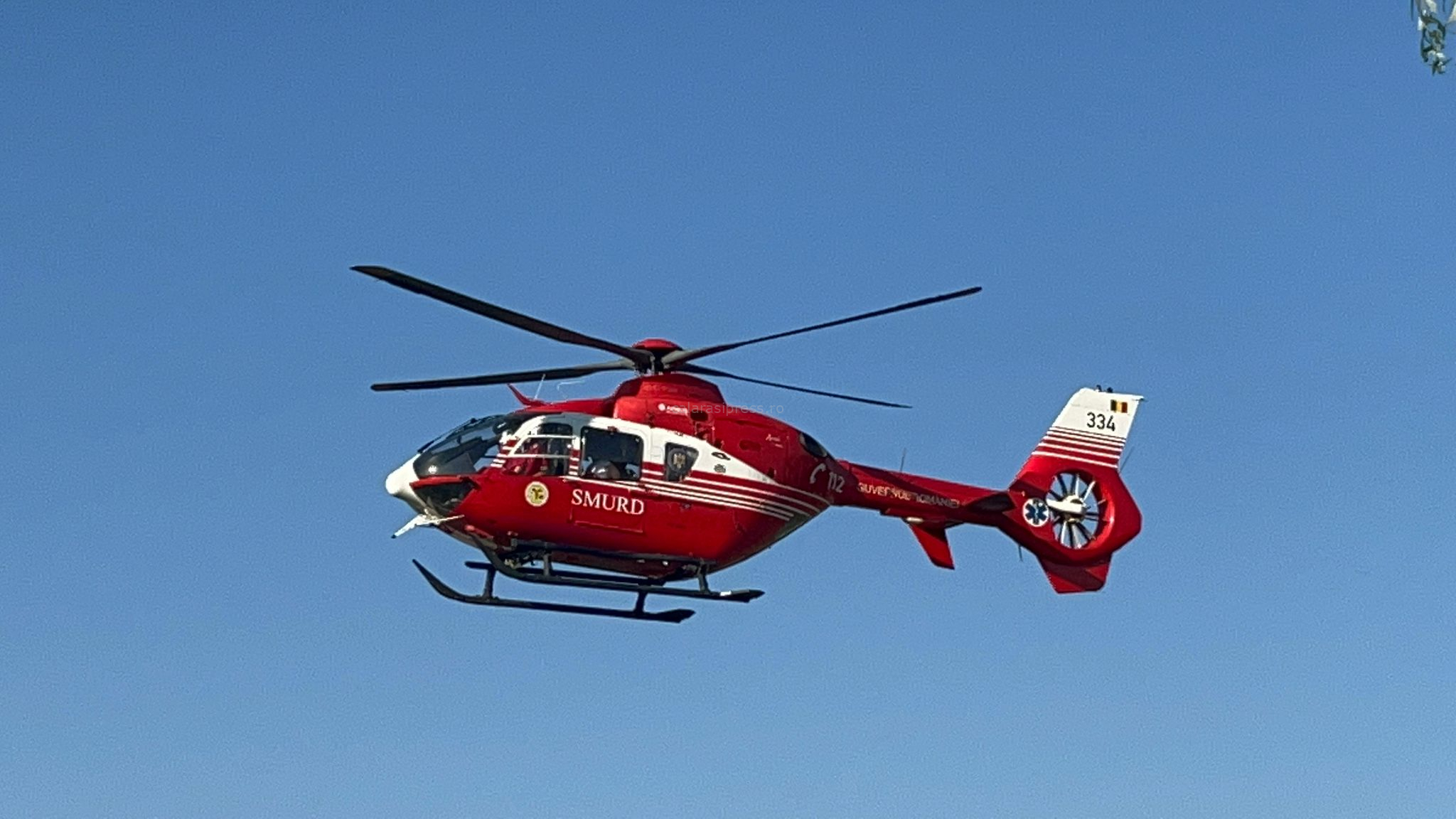 ISU Călărași - elicopter SMURD