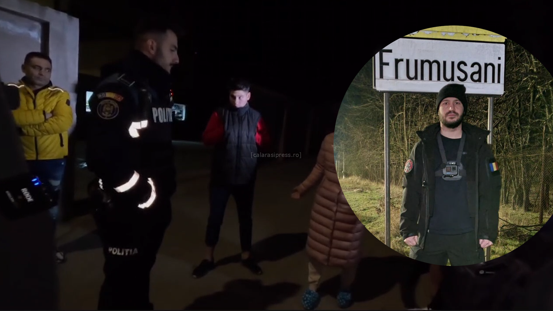 Justițiarul de Berceni a ajuns în Călărași. Activistul a descoperit cazul unei fete de 13 ani însărcinate cu un băiat de 19 ani din Frumușani