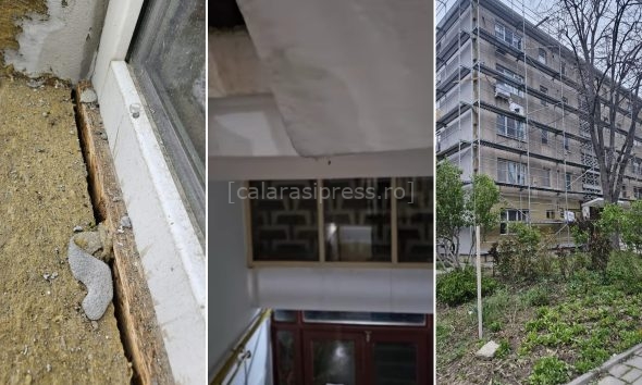 Bani publici, lucrări de mântuială. Locatar din bloc aflat în reabilitare: „Dacă vreți un coteț de găini, vă pot pune în legătură directă”