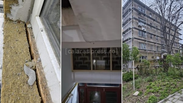 Bani publici, lucrări de mântuială. Locatar din bloc aflat în reabilitare: „Dacă vreți un coteț de găini, vă pot pune în legătură directă”