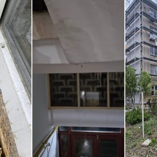 Bani publici, lucrări de mântuială. Locatar din bloc aflat în reabilitare: „Dacă vreți un coteț de găini, vă pot pune în legătură directă”