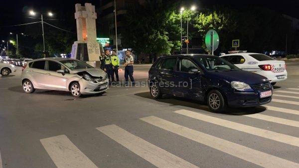 Accident rutier în miez de noapte în zona Orizont din Călărași: o persoană a ajuns la spital