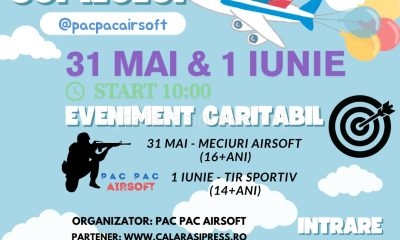 PAC PAC AIRSOFT organizează un eveniment caritabil de Ziua Copilului la Cuza Vodă: Activități gratuite pentru tineri pe 31 mai și 1 iunie
