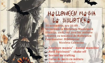 Halloween Magic la Biblioteca din Oltenița: distracție, culoare și povești pentru cei mici