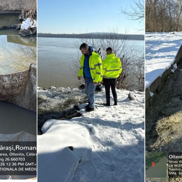 Amenzi maxime și măsuri ferme după deversări de ape uzate neepurate în Dunăre, în județul Călărași