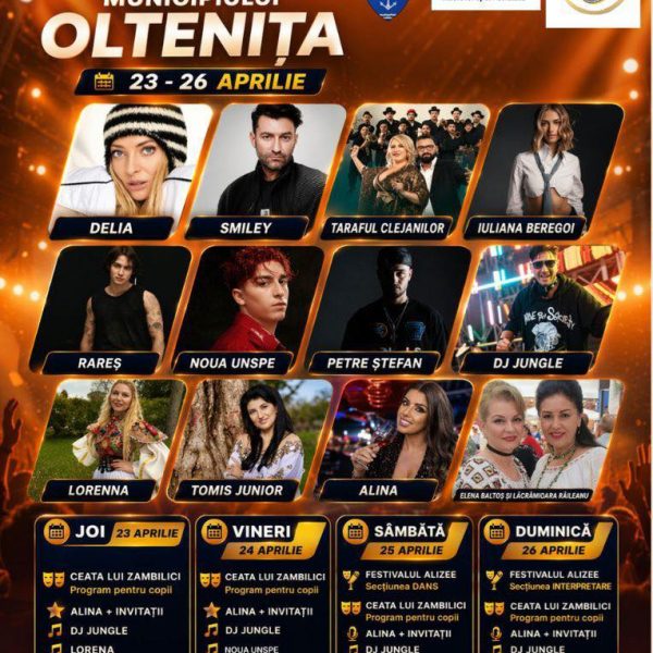 Zilele Municipiului Oltenița 2026: artiști, program complet și explicațiile primăriei despre costuri