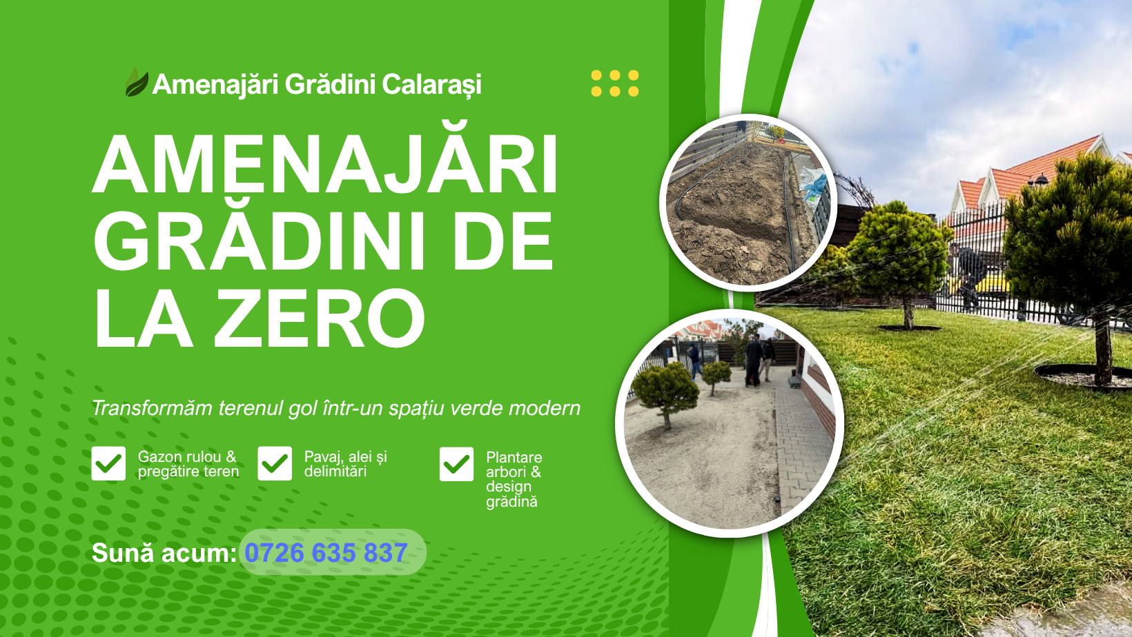 Cât costă amenajarea unei grădini în Călărași în 2026 și ce trebuie să știi înainte să începi