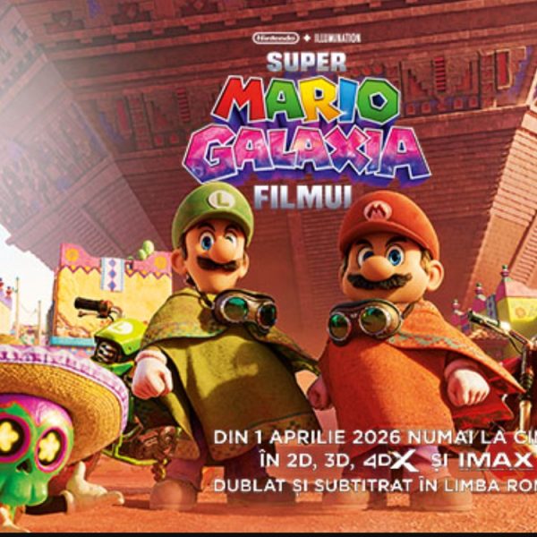 „Super Mario Galaxy” ajunge pe marele ecran la Călărași. Proiecții speciale pentru copii și familii