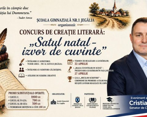 Senatorul Cristian Rusu salută inițiativa educațională din Jegălia: concursul „Satul natal – izvor de cuvinte”