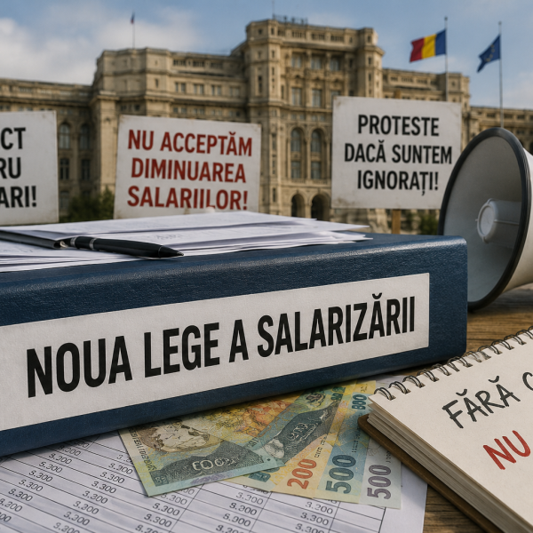 Guvernul pregătește noua Lege a salarizării. Sindicatele avertizează: „Vin proteste!”