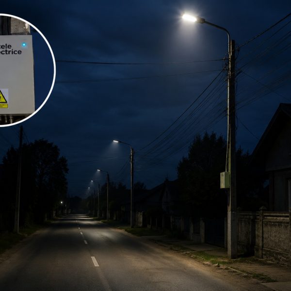 Comuna Ciocănești, în beznă după montarea unui sistem inteligent. Primăria anunță probleme la iluminatul public