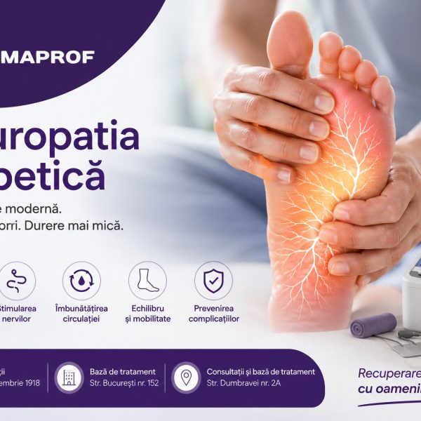 Neuropatia diabetică: când amorțeala și durerile de picioare devin un semnal de alarmă. Soluțiile de recuperare oferite de ReumaProf Călărași