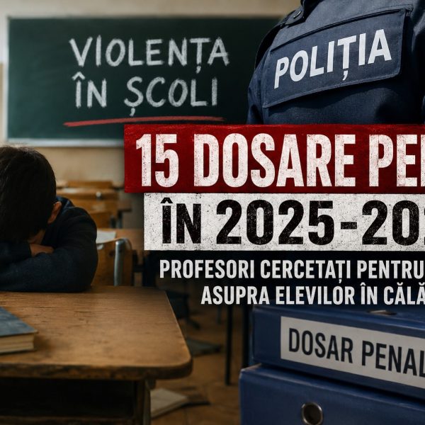 Profesori cercetați penal în Călărași. 15 dosare privind violența în școli și abuzuri asupra elevilor, în doar un an și jumătate